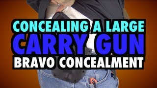 Concealing a Large Handgun Bravo Concealment Patriot [upl. by Eirrem246]