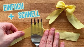 5 Tricks wie du Geschenkschleifen einfach selber machen kannst [upl. by Arakat]