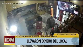 Asalto en bodega toman a un niño de rehén [upl. by Cordelia181]