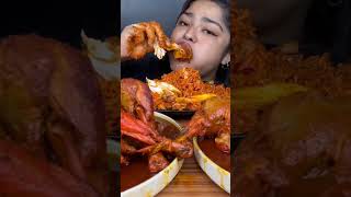 CHICKEN BIRYANI asmr mukbang asmrvideo [upl. by Pontias]