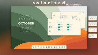 Solarized Theme For Windows 11  s o l a r i z e d  VIN STAR [upl. by Avelin]