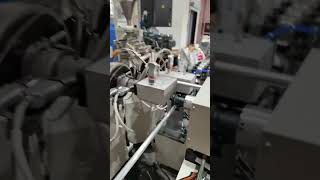 lap welding pex al pex pipe machine  shuanglin machinery pexpipe pexa pexb plumbing [upl. by Otis280]