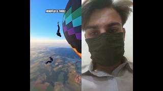 skydiving skydiving hotairballoon travel love paragliding mrbeastchallenge [upl. by Daffi]