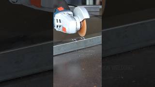 only geniuses could think of this cutting technique cuttingskills shorts metal ironwelding [upl. by Enilreug]