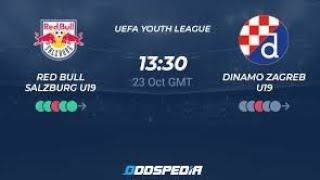 Red Bull Salzburg U19 VS Dinamo Zagreb U19 nogomet uživo UEFA Youth League today 2024 steram [upl. by Attekahs537]