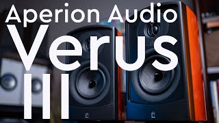 Aperion Audio Verus III Bookshelf Speaker Review  The Luxury Audio Experience [upl. by Gone]