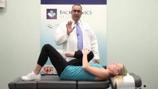 Back Clinics of Canada Stretch Knee  Chest single [upl. by Nylavad476]