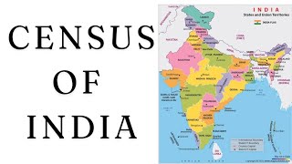 Census of India  Meaning  Importance of Census  Office of the Registrar General amp Census [upl. by Willetta]