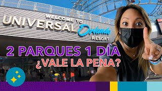 🔥 UNIVERSAL STUDIOS 2 PARQUES en UN DÍA 🔥 Qué hacer Park to Park Orlando [upl. by Leeland]