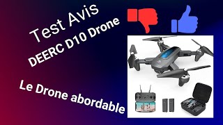 DEERC D10 drone  Test et Avis Le drone de qualité abordable [upl. by Urissa]