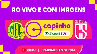 JOGO COMPLETO MIRASSOL X COIMBRA EC SAF MG  PRIMEIRA FASE  COPINHA SICREDI 2024 [upl. by Ahsoym]