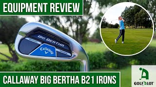 BEST GAMEIMPROVEMENT IRONS OF 2020  Golfalot Callaway Big Bertha B21 Irons Review [upl. by Negaem373]