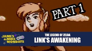 Zelda Links Awakening Game Boy Part 1  James amp Mike [upl. by Severin]