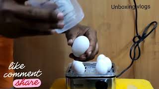 Electric Egg Boiler By Borosil  Egg Boiler Demo and How to Use [upl. by Allekram]