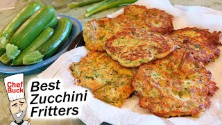 Best Zucchini Fritters Recipe [upl. by Nerrawed405]