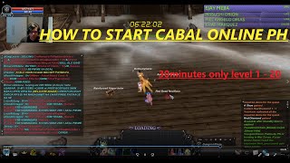 CABAL TIP2  HOW TO START CABAL ONLINE PH LEVEL 120  QUICK TIPS FOR FASTER LEVEL UP  30 MIN ONLY [upl. by Aicilyhp]