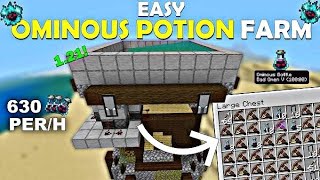 Best ominous potion farm in Minecraft minecraft 39 [upl. by Divadnahtanoj]