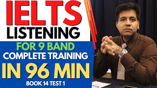 IELTS Listening For 9 Band  Complete Training in 96 Minutes By Asad Yaqub [upl. by Adnilym]