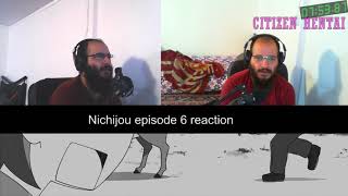 Nichijou episode 6 reaction  He just suplex a deer and his name is [upl. by Alleahcim]