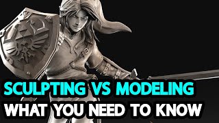 3D Modeling vs Sculpting What Are The Differences [upl. by Jerman517]