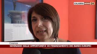 COSENZA SEMINARIO SULLE OPPORTUNITA DEI BANDI EUROPEI [upl. by Eselahc]