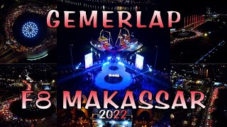 GEMERLAP F8 MAKASSAR 2022 PANTAI LOSARI amp CPI MAKASSAR  Drone video 2022 [upl. by Altheta]