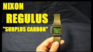 Nixon Regulus quotSurplus Carbonquot review [upl. by Yhtrod]