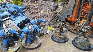 Luetin09 vs Winters SEO Warhammer 40k battle report [upl. by Amled]