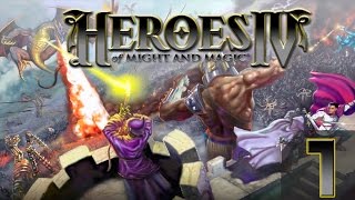 Heroes of Might and Magic 4 ПрохождениеНевозможно 1  Жизнь 1 [upl. by Naujik119]