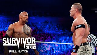 FULL MATCH  John Cena amp The Rock vs The Miz amp RTruth Survivor Series 2011 [upl. by Annasus826]