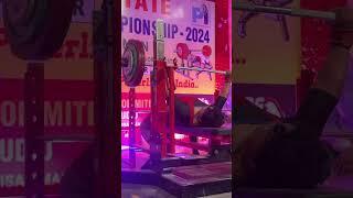 🔥Delhi state🔥powerlifting🔥2024  motivation sports lifestyle  Kukulifts [upl. by Nerraj]