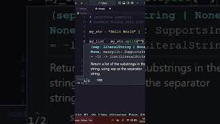 Convert String into List  Python split Method Explained pythonforbeginners pythontutorial [upl. by Veta]