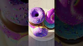 Blender Donut 2023 vs 2024 blender blender3d blenderdonut blendertutorial 3d 3dmodeling [upl. by Niwre]