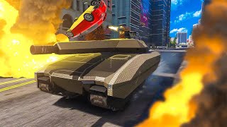 Most Destructive Tanks in GTA 5 [upl. by Idnim]