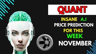 Insane QUANT QNT Price Prediction for THIS WEEK by AI [upl. by Eupheemia]