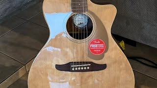 Fender California Newporter Player AcousticElectric Guitar [upl. by Noreht104]