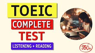 TOEIC 2024 Listening amp Reading Practice Test Answers Included [upl. by Lativa]