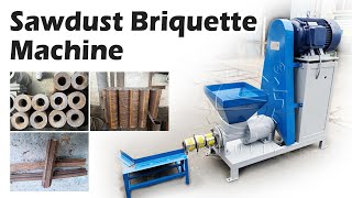 Sawdust Briquettes Extrusion Process Explained From Raw Material to Final Product briquettes [upl. by Keely119]