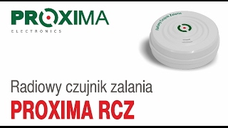 Radiowy czujnik zalania Proxima RCZ [upl. by Durer]