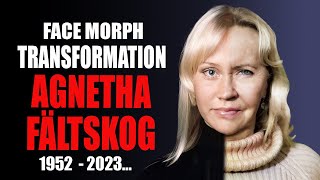 Agnetha Fältskog  Transformation Face Morph Evolution 1952  2023 [upl. by Nosnar]