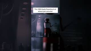 This 1984 Apple Superbowl Ad Almost Got Canceled  shorts [upl. by Parlin]