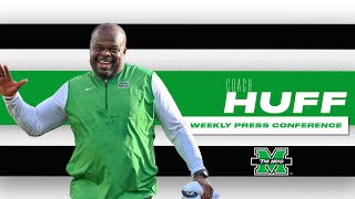 Marshall Football Charles Huff Weekly Press Conference Georgia State Week  Game 6 [upl. by Glasgo651]