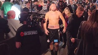 Aidos Yerbossynuly vs David Morrel Jr  Aidos leaving the ring after knockout [upl. by Cavan]