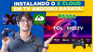 Jogos de CONSOLE em TV baratinha Como instalei o GAMEPASS na minha tv de R1000 [upl. by Leandre]