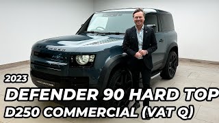 2023 Land Rover Defender 90 30 D250 Hard Top Commercial VAT [upl. by Odicalp]