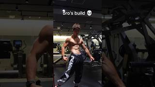 average 17 yo kid on the bulk bulk eating posing muscle abs shredded gymfreak sixpack gym [upl. by Samford]