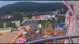 Aue Stadtfest 2024  Fahrt mit dem Riesenrad [upl. by Kirven]