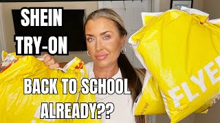 SHEIN TRY ON HAUL  THOUGHT FOR BACK TO SCHOOL  HOTMESS MOMMA VLOGS [upl. by Cartwright]