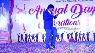 ANNUAL DAY CELEBRATIONS NARAYANA JUNIOR COLLEGE NIZAMABAD SR N120 SATHWIK RAP SONG [upl. by Premer]