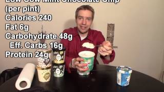 Halo Top Breyers Delights and Low Cow Taste Test and Macros [upl. by Artemisa]